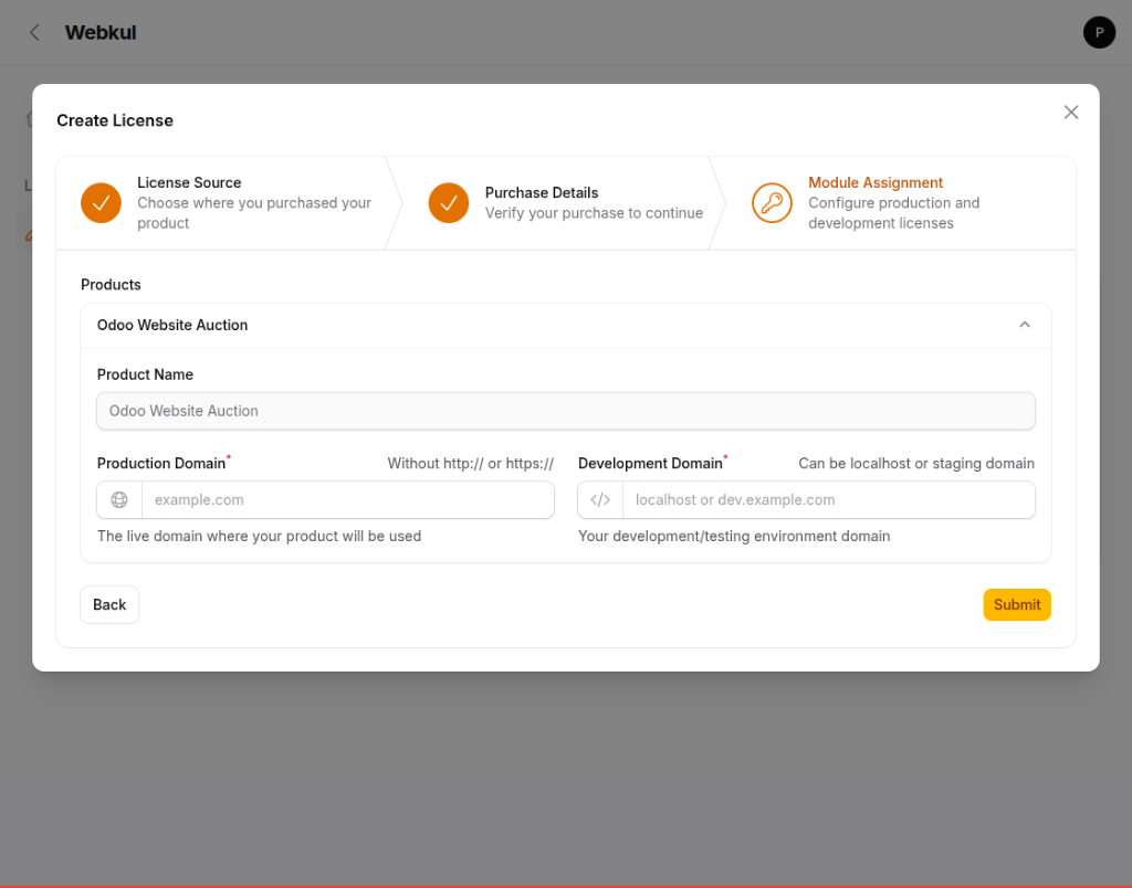 Module Assignment Configuration