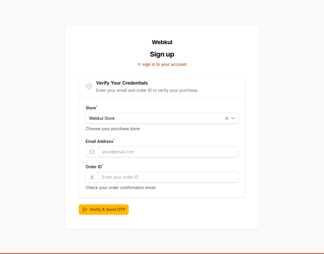 Select Webkul Option