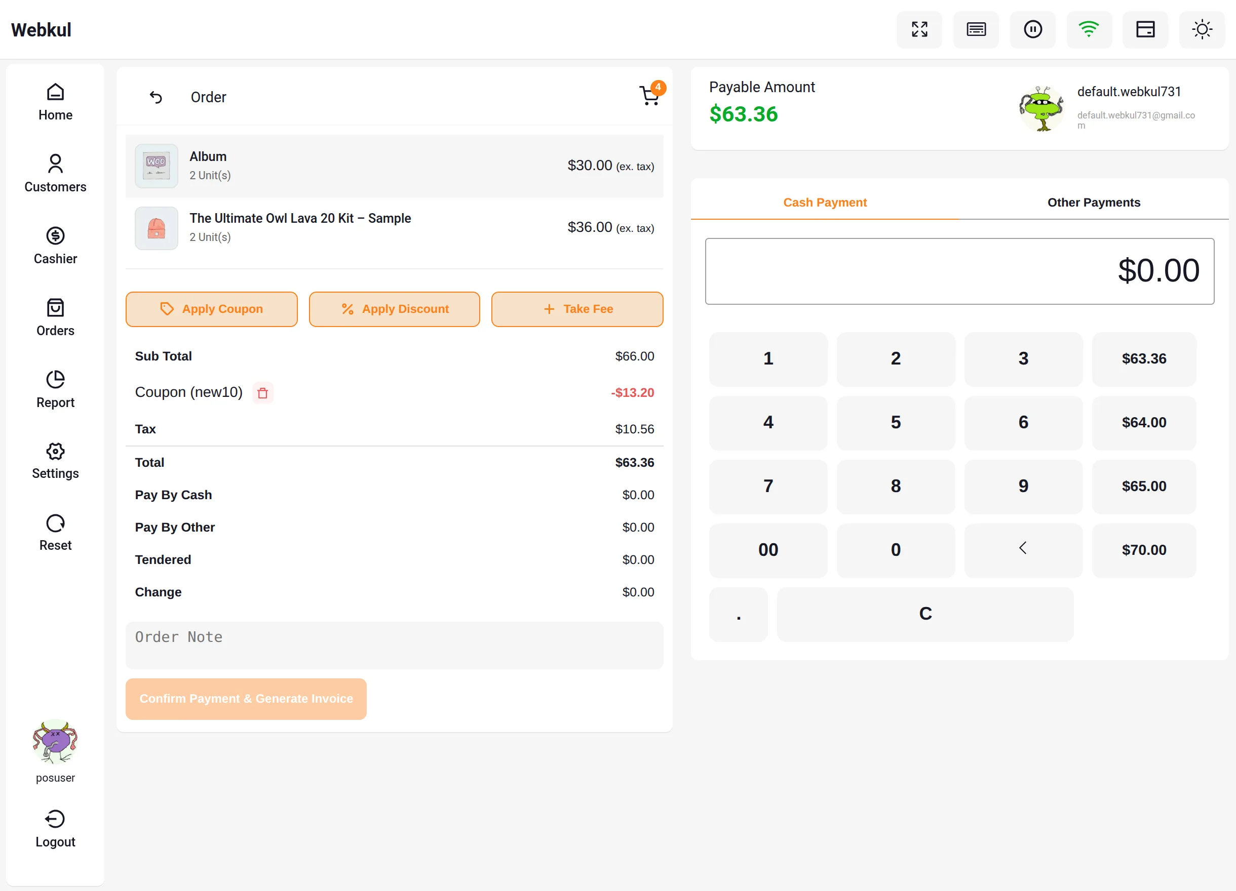 Coupon Applied to Checkout Totals