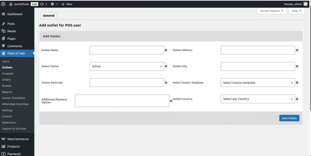ManageoutletAndPosUser