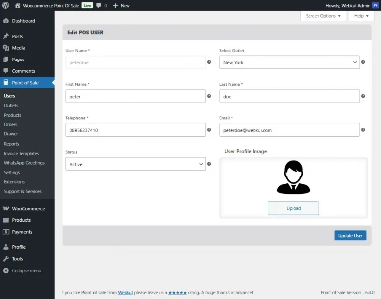 ManageoutletAndPosUser