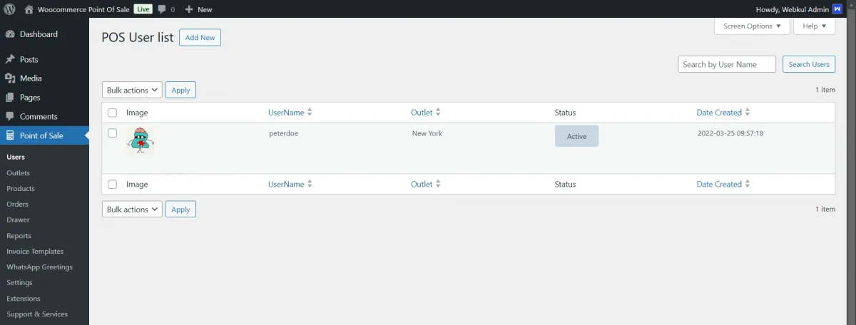 ManageoutletAndPosUser