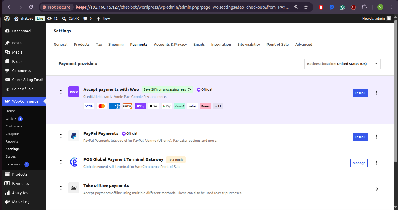 Payment Providers List