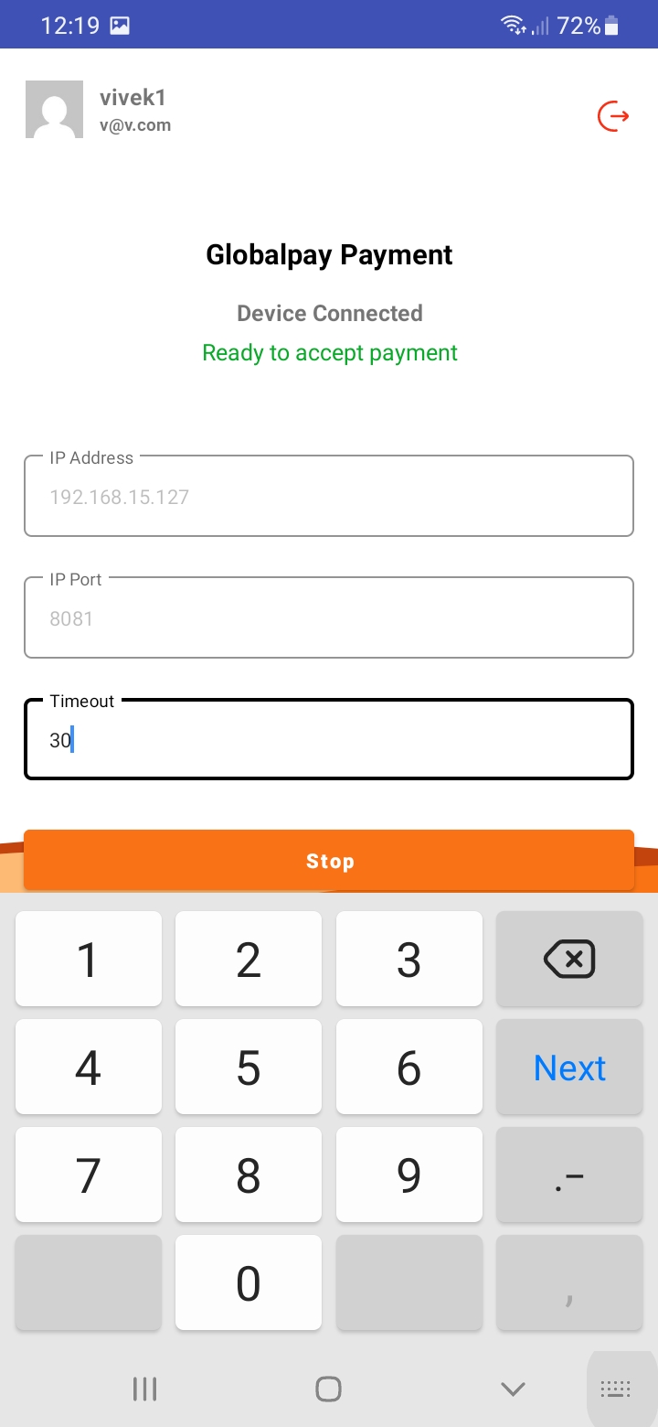 Mobile App Connected