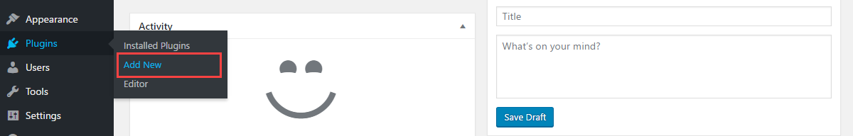 Access Plugin Upload