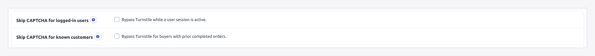 Conditional Rules — skip toggles