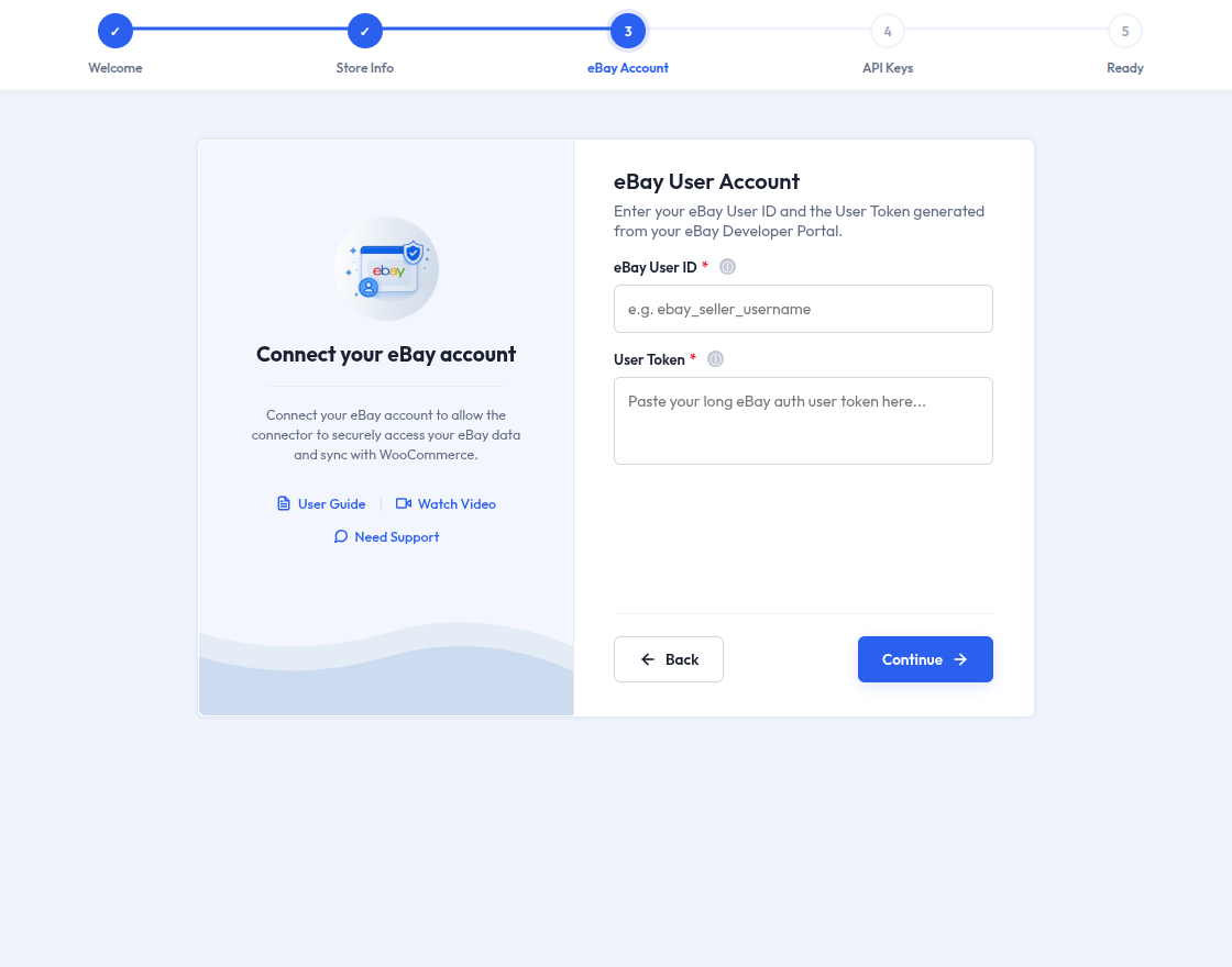 eBay User Account Info