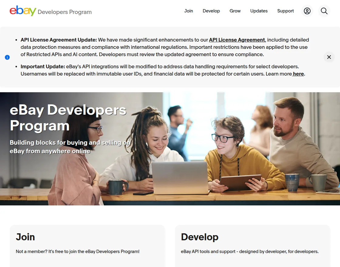 eBay Developer Portal