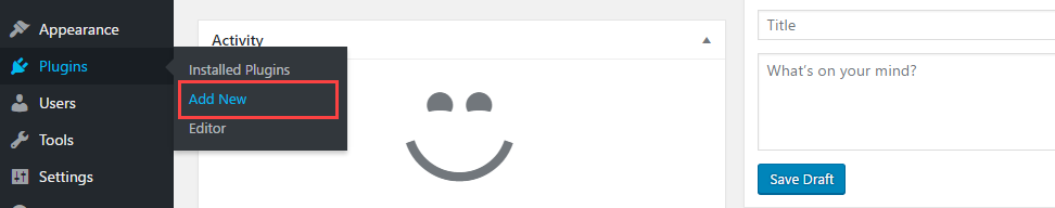 Add New Plugin