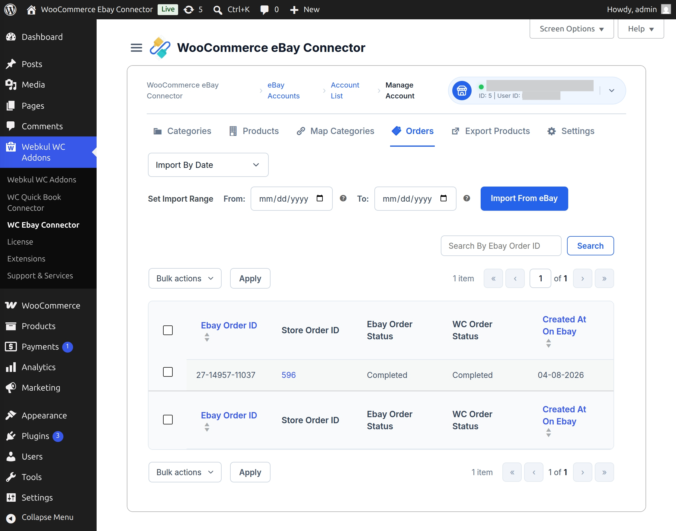 Manage Orders