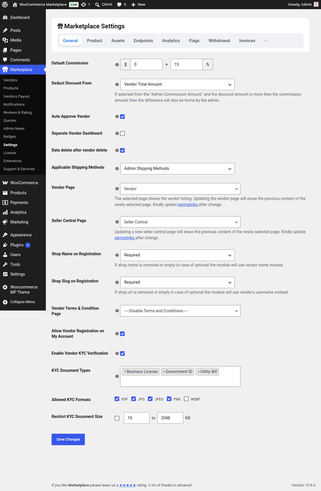 Admin Panel