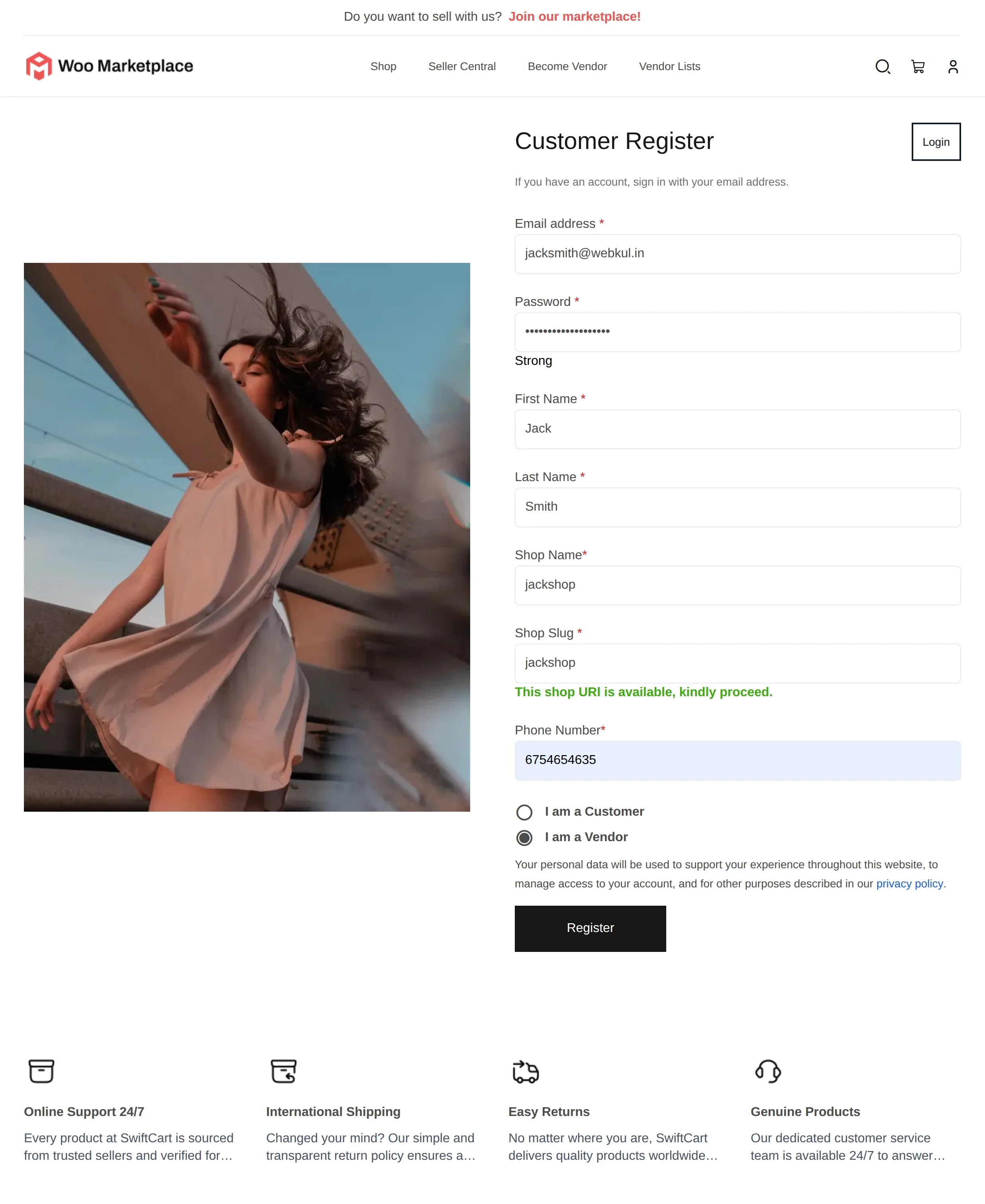 Registration Details