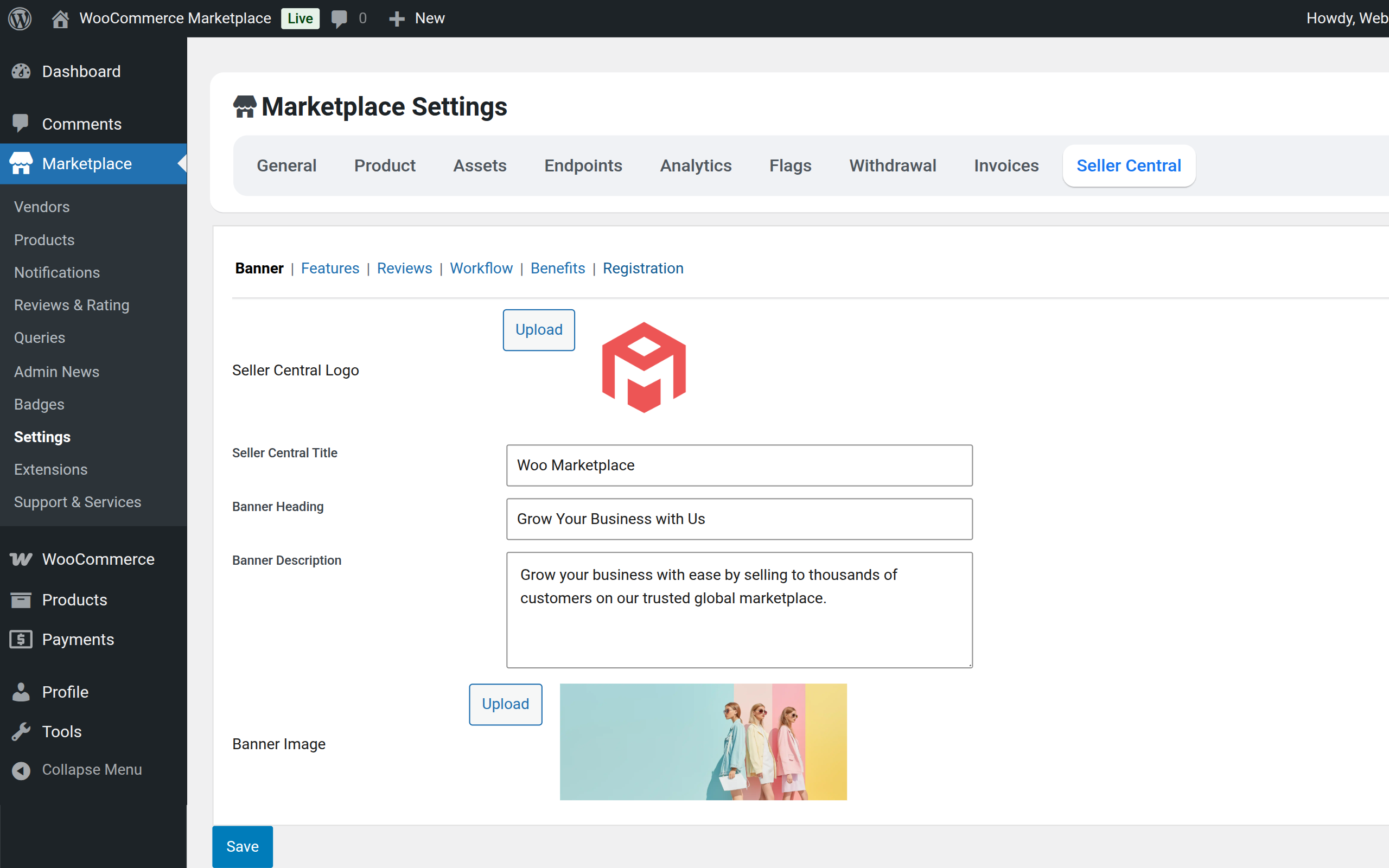 Seller Central Banner