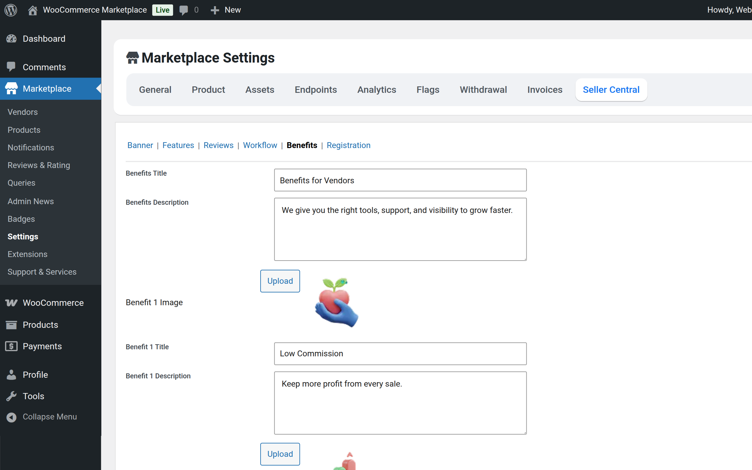 Seller Central Benefits