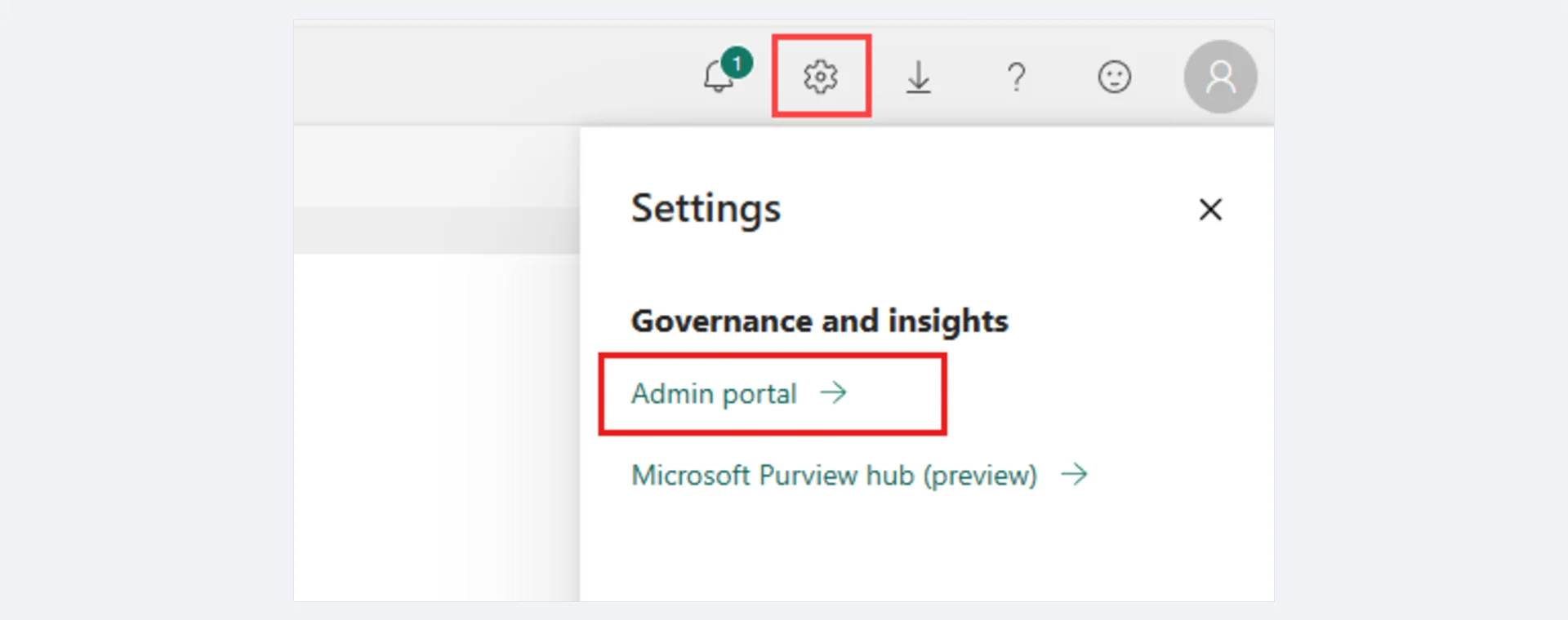 Power BI Admin tenant settings