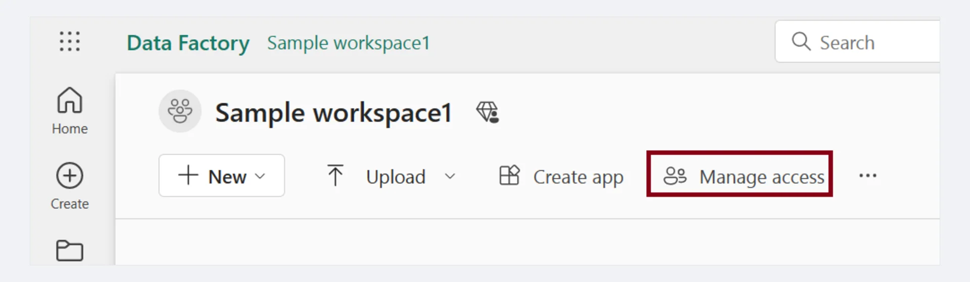 Power BI workspace overview