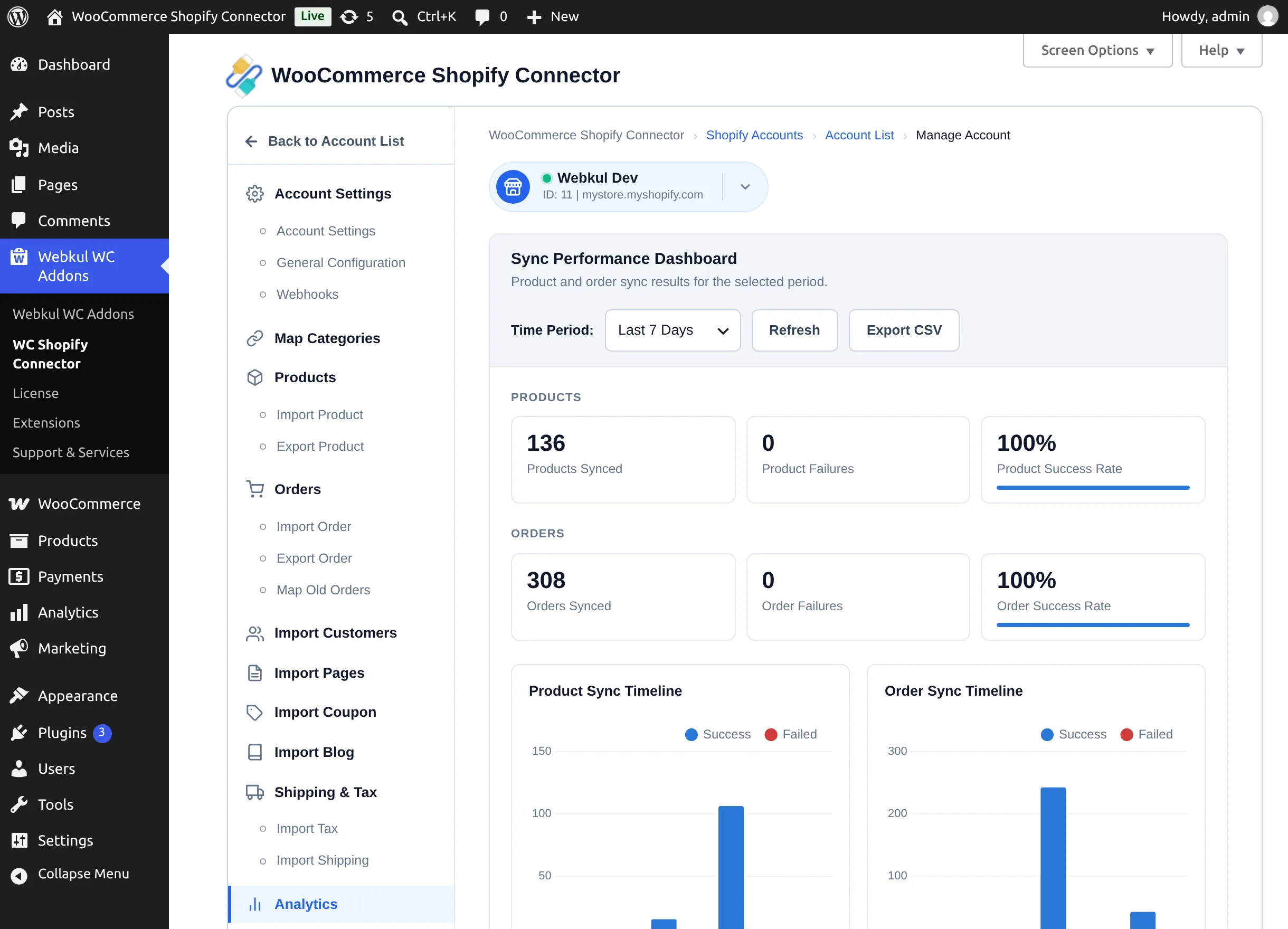 Sync Performance Dashboard